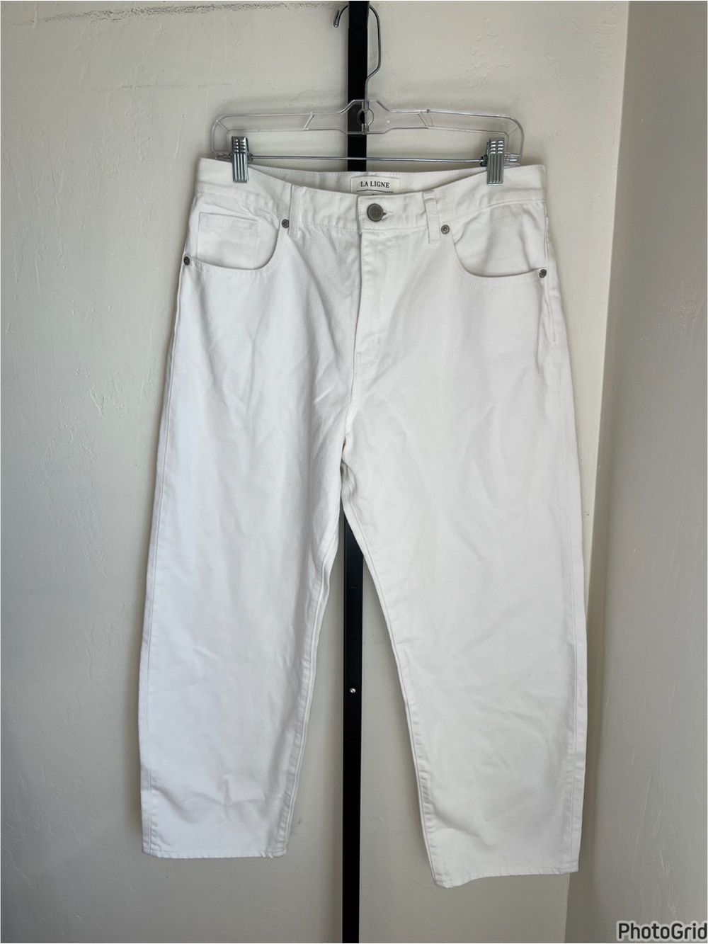 La Ligne The Marilyn Barrel White Jeans 29 - Picture 2 of 5